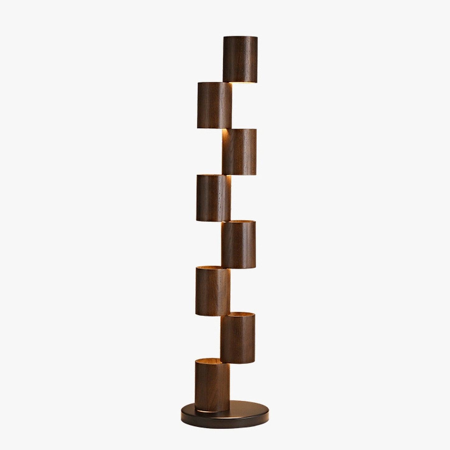 Timber Column LED Floor Lamp