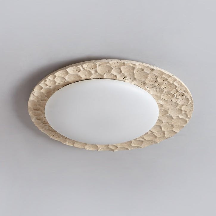 Travira Stone Halo Ceiling Light