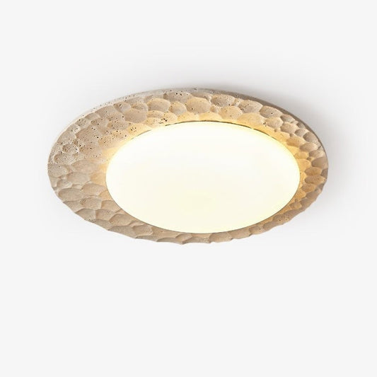 Travira Stone Halo Ceiling Light