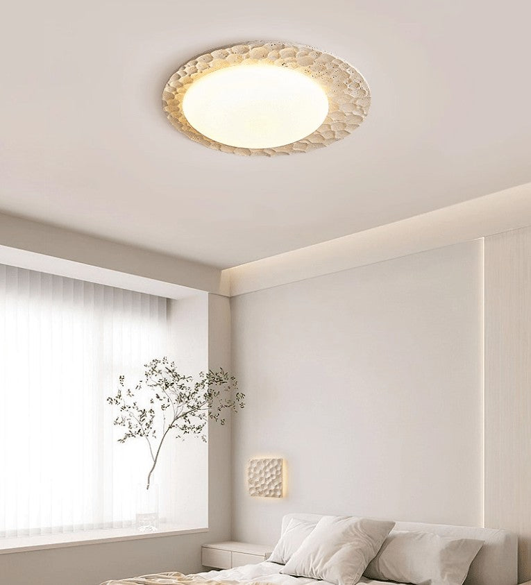 Travira Stone Halo Ceiling Light