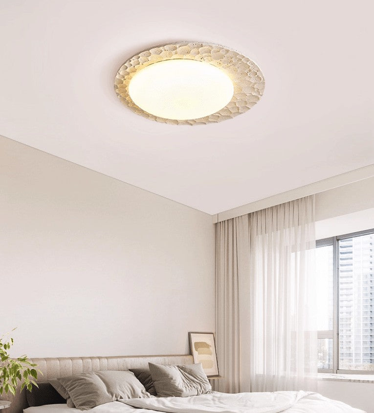 Travira Stone Halo Ceiling Light