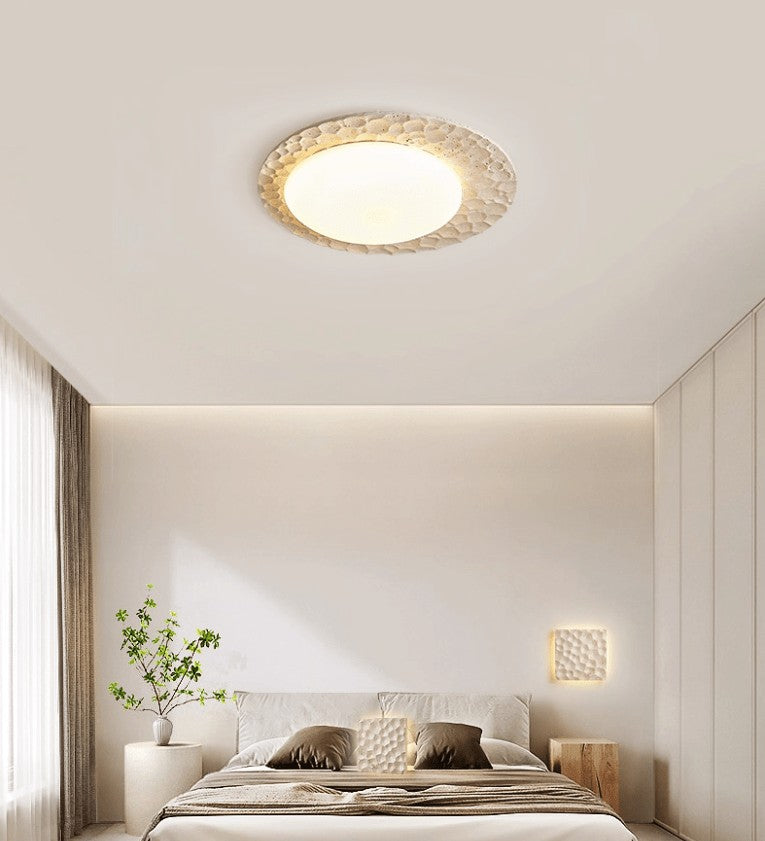 Travira Stone Halo Ceiling Light