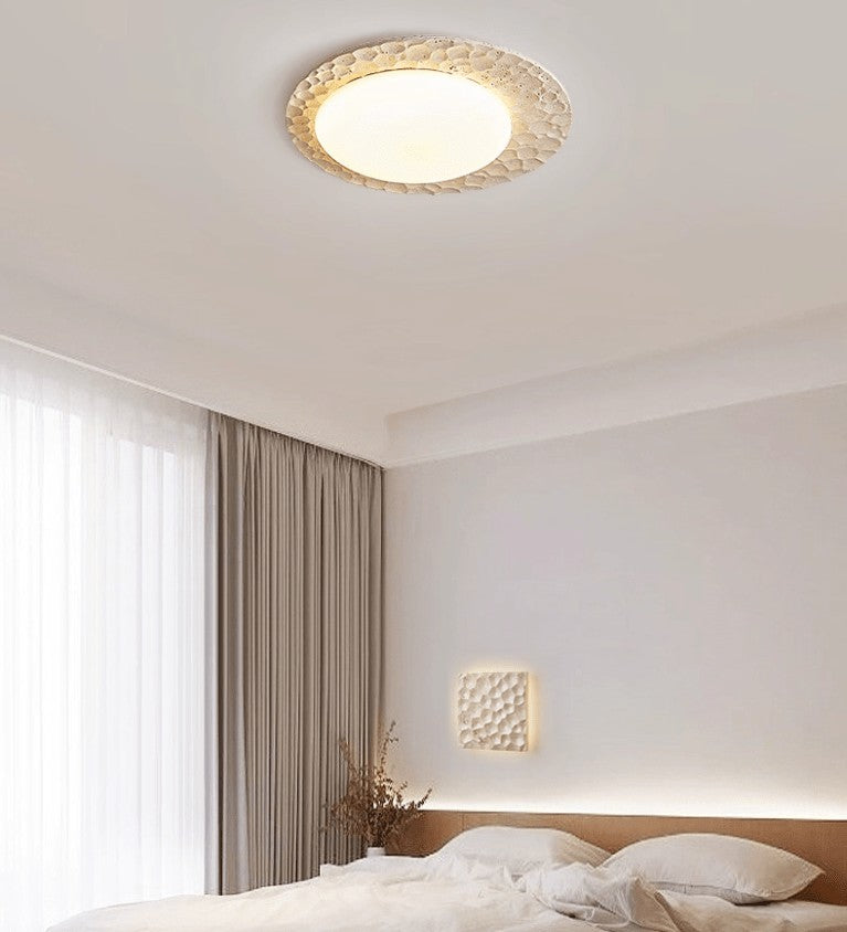 Travira Stone Halo Ceiling Light