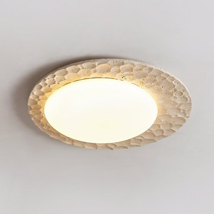 Travira Stone Halo Ceiling Light