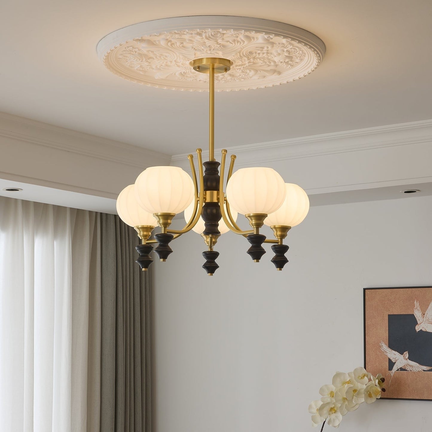 Valmont Heritage Globe Chandelier